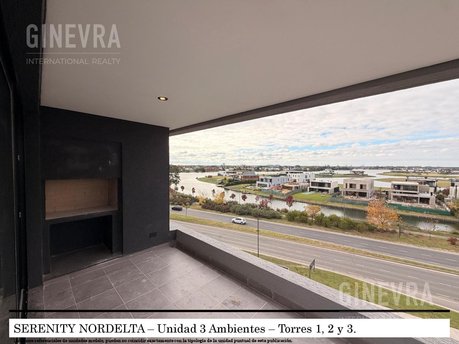 Brand-new 3-room apartment for sale in Nordelta