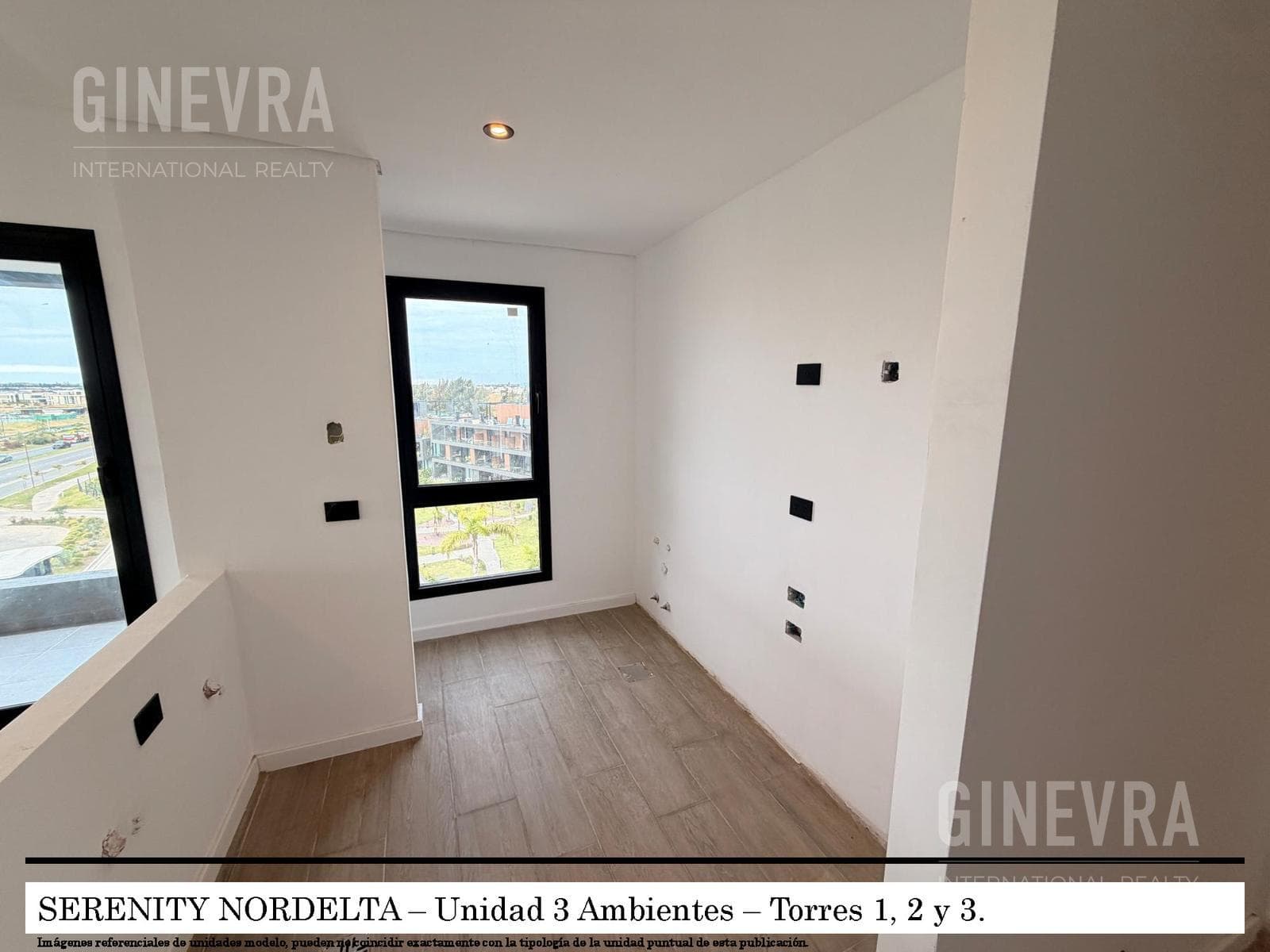 Brand-new 3-room apartment for sale in Nordelta