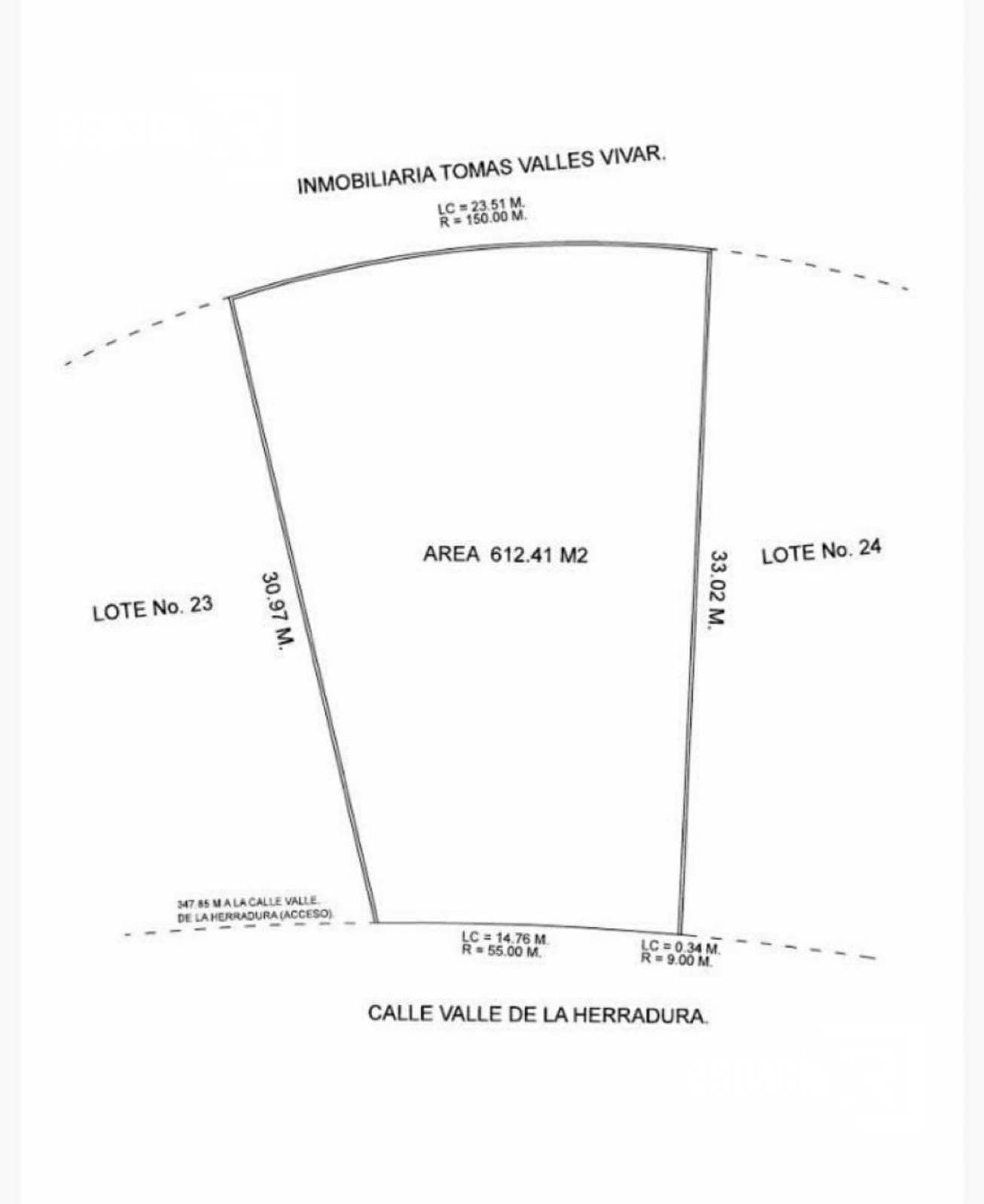 LAND FOR SALE IN LOMAS DEL VALLE, ACROSS FROM ANGELES HOSPITAL