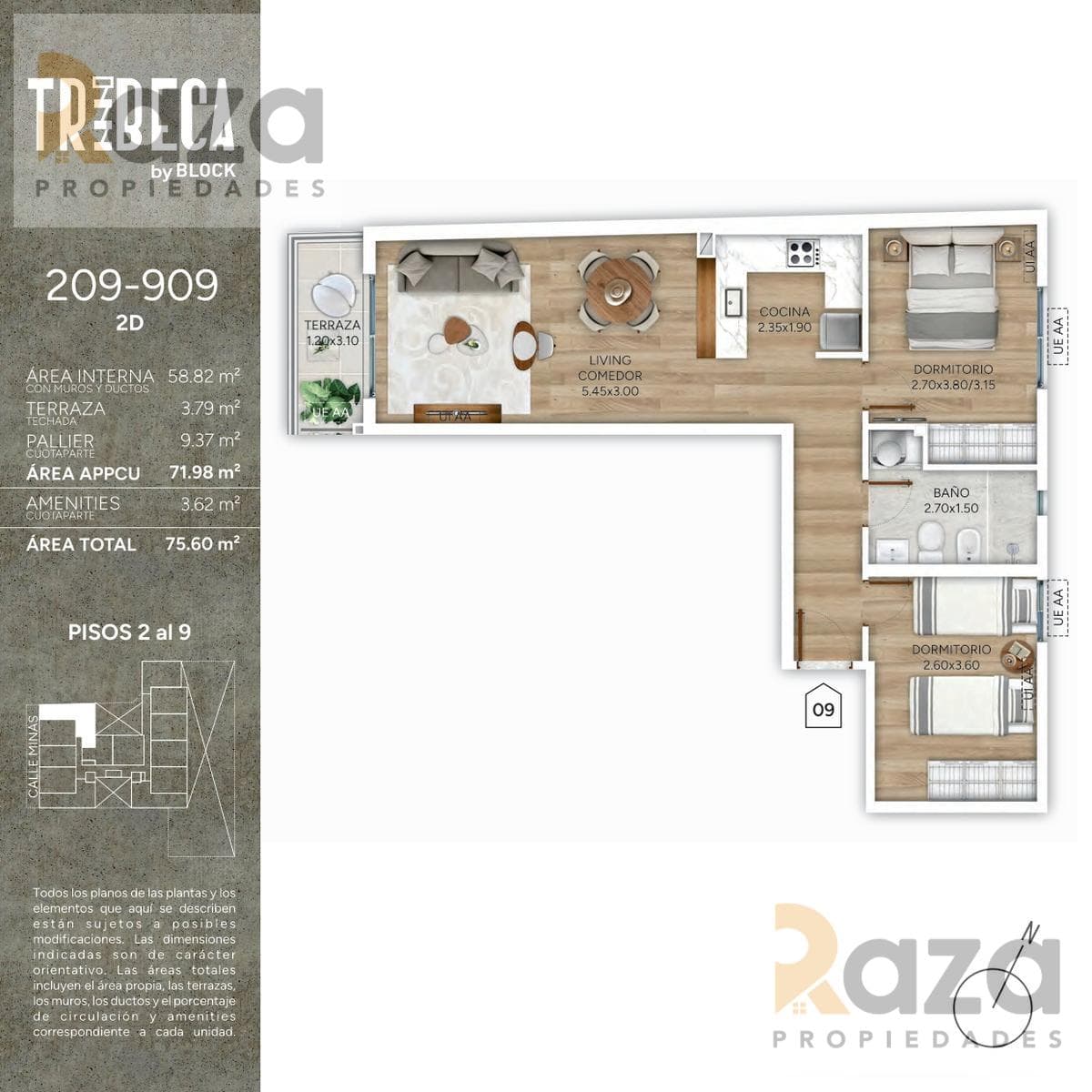 2-Bedroom Apartment for Sale in Cordón