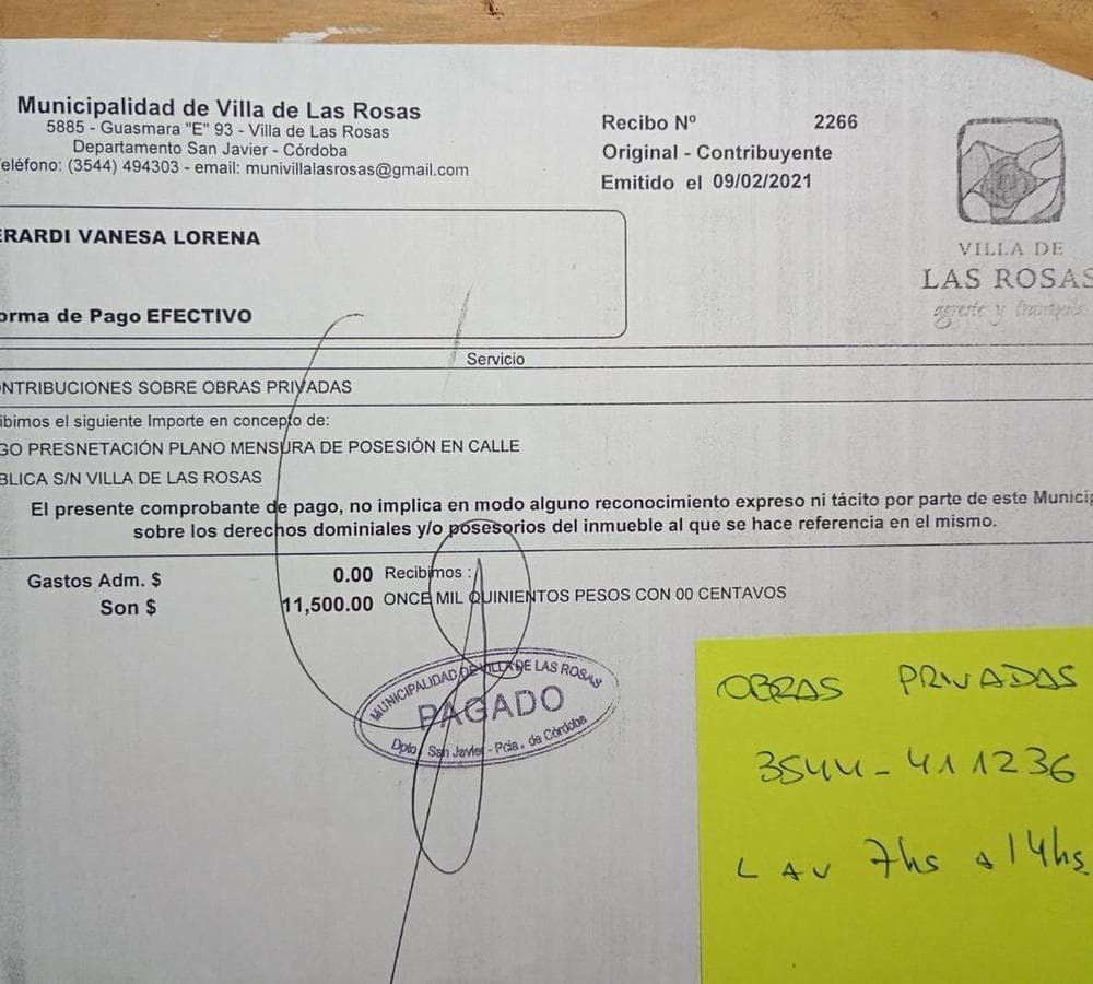 OPPORTUNITY: LOT IN CORDOBA