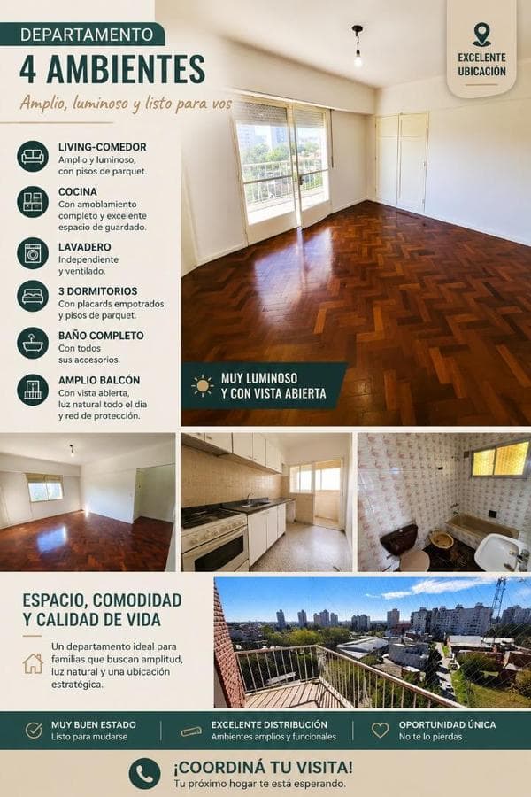 4-Room Apartment in Villa Celina