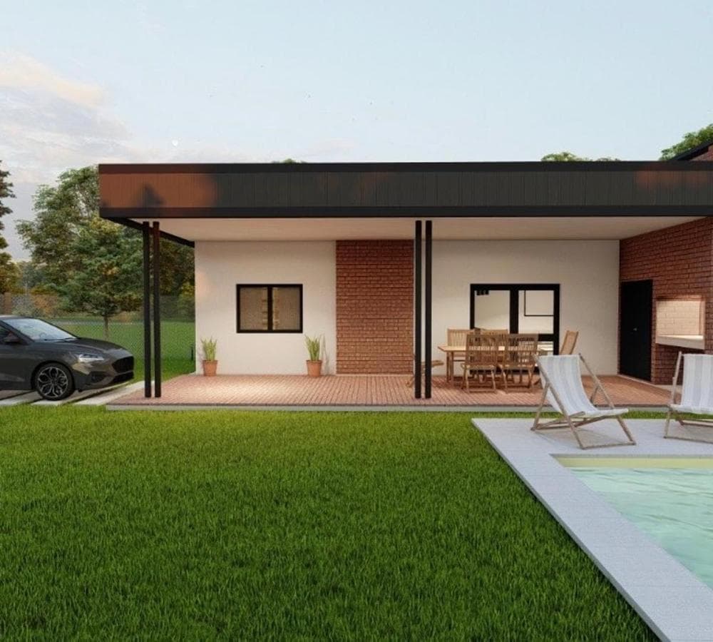 BRAND-NEW HOUSE IN NUEVO LORETO WITH STEEL FRAME