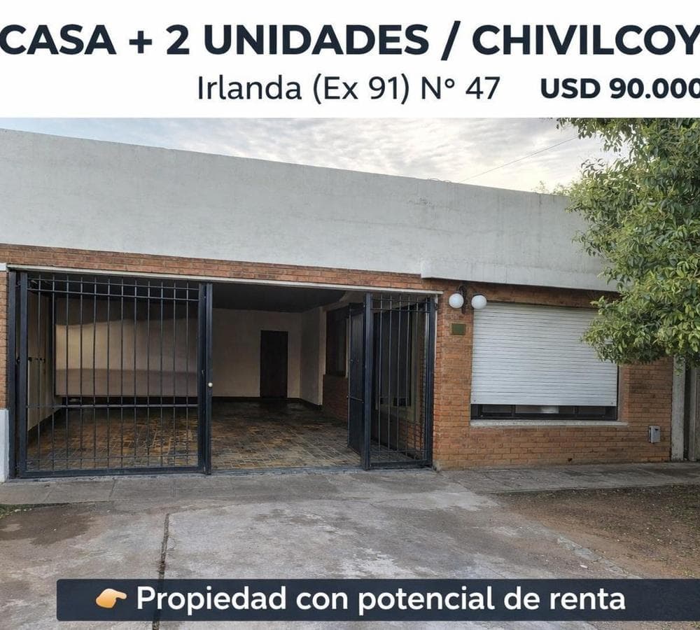HOUSE FOR SALE + INDEPENDENT UNITS - CHIVILCOY