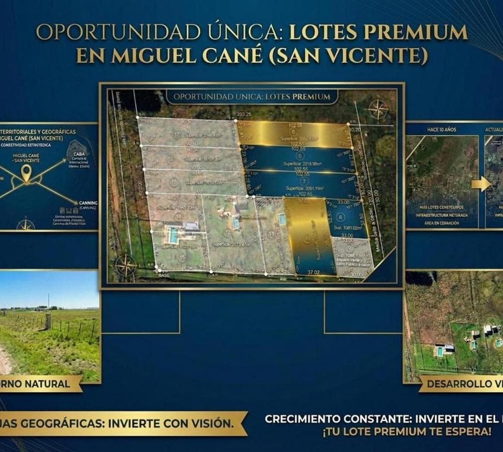 Estanislao Del Campo and Miguel Cané San Vicente Premium Lot
