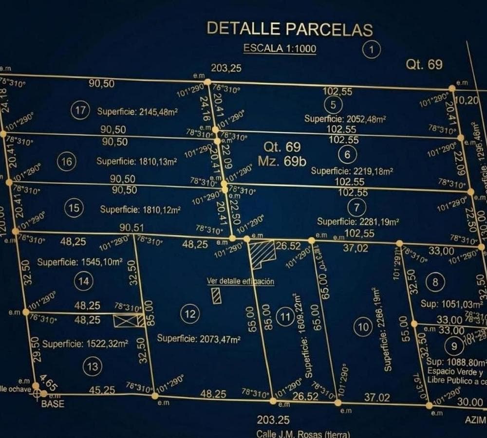Estanislao Del Campo and Miguel Cané San Vicente Premium Lot