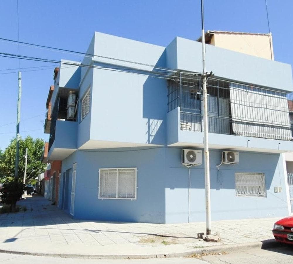 House with a terrace, balconies, and multiple open spaces in a modern design