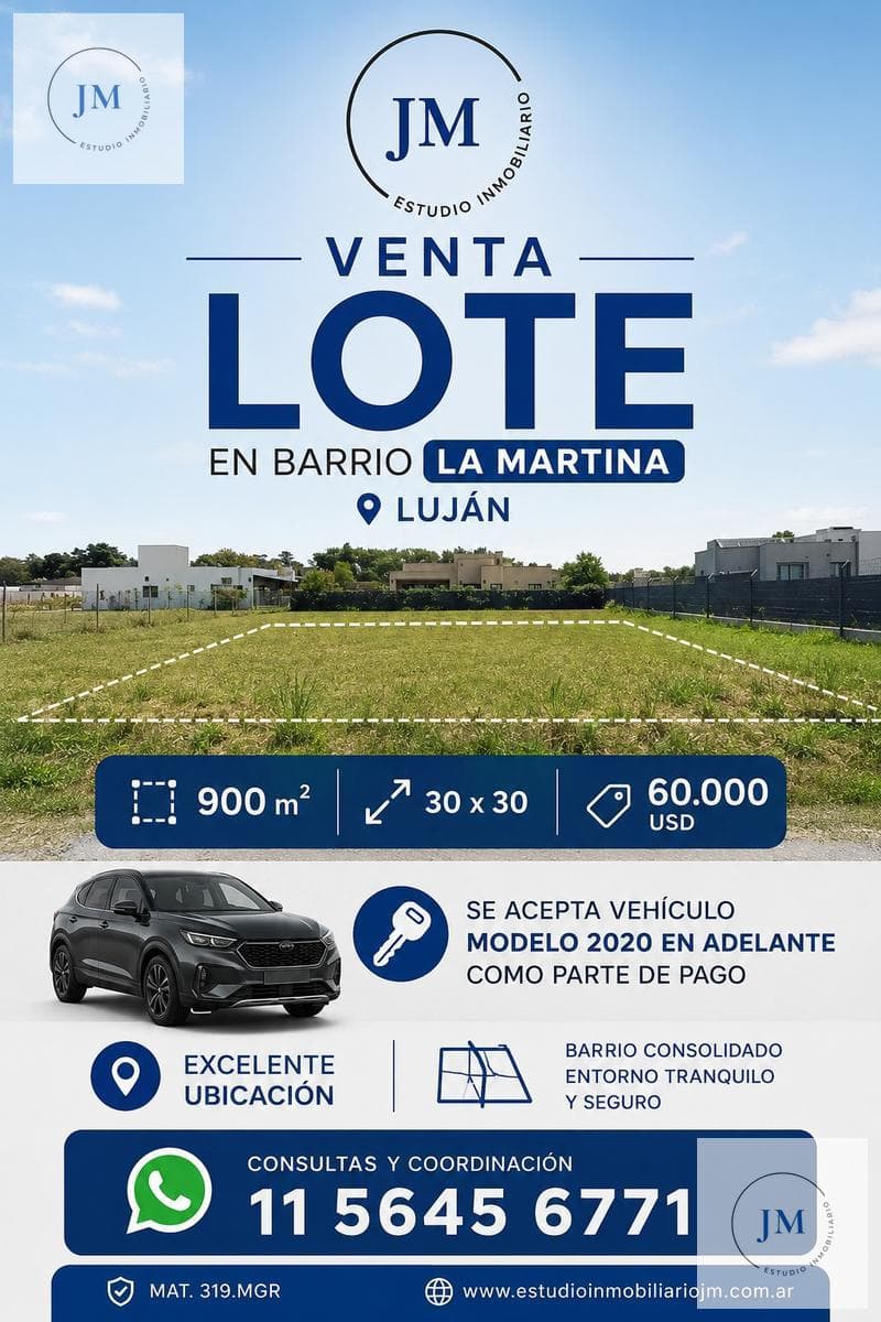 PROPERTY FOR SALE IN THE LA MARTINA NEIGHBORHOOD, LUJÁN
