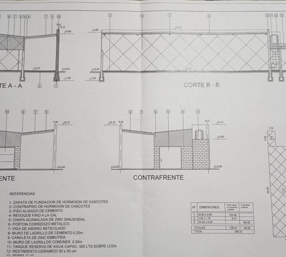 Warehouse for sale in Luján (1000 m² lot)