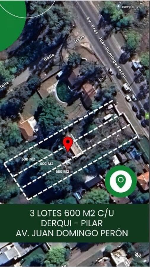 Triple Opportunity in Pilar: 3 Lots