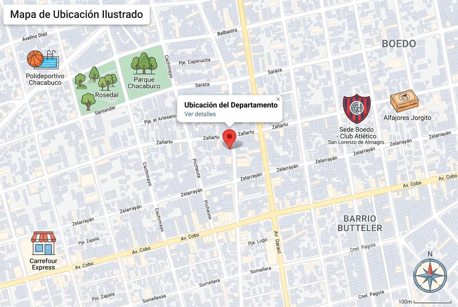 2-Bedroom Apartment for Sale in Buenos Aires, Parque Chacabuco