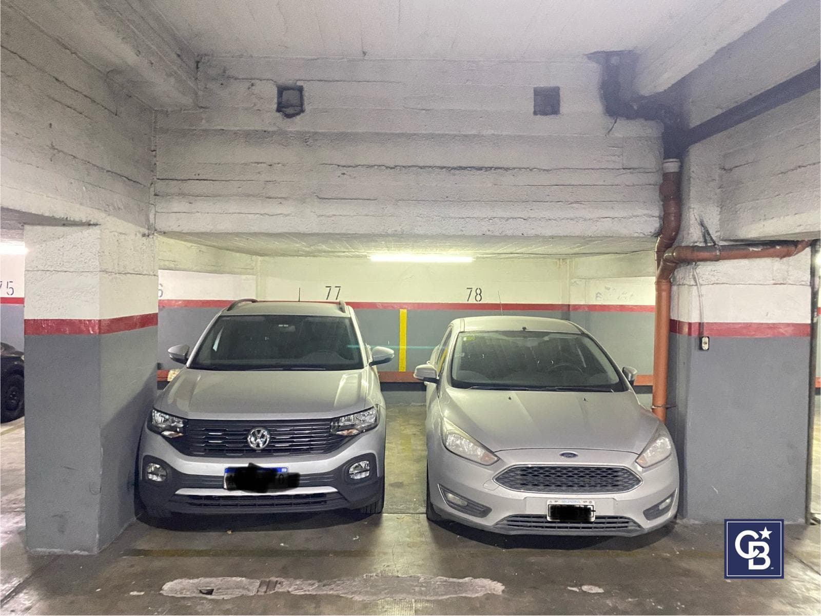 11 Underground Parking Spaces for Sale in a Complex, Generating Rent—Ideal Investment in Barrio Norte, CABA