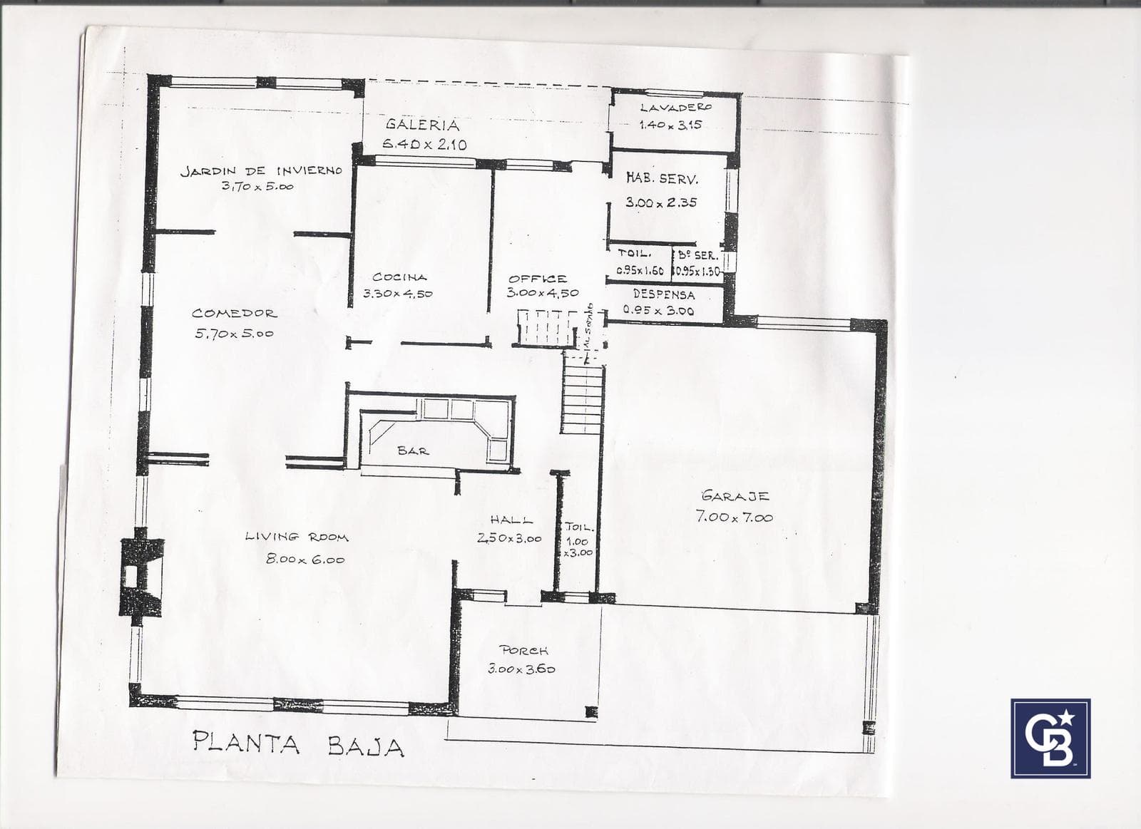 Large 7-room house for sale in Martínez, in need of renovation, on a 1,026 m² lot