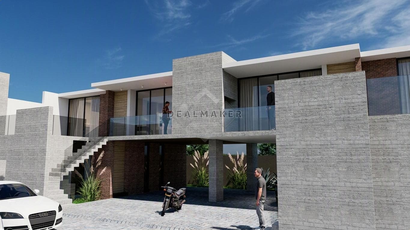 Brand-new apartments in a building under construction