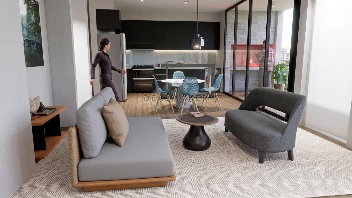 Brand-new apartments in a building under construction