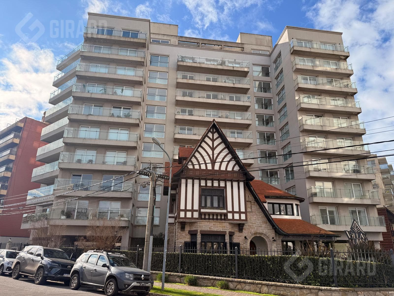 Two-room apartment with a garage in Playa Grande