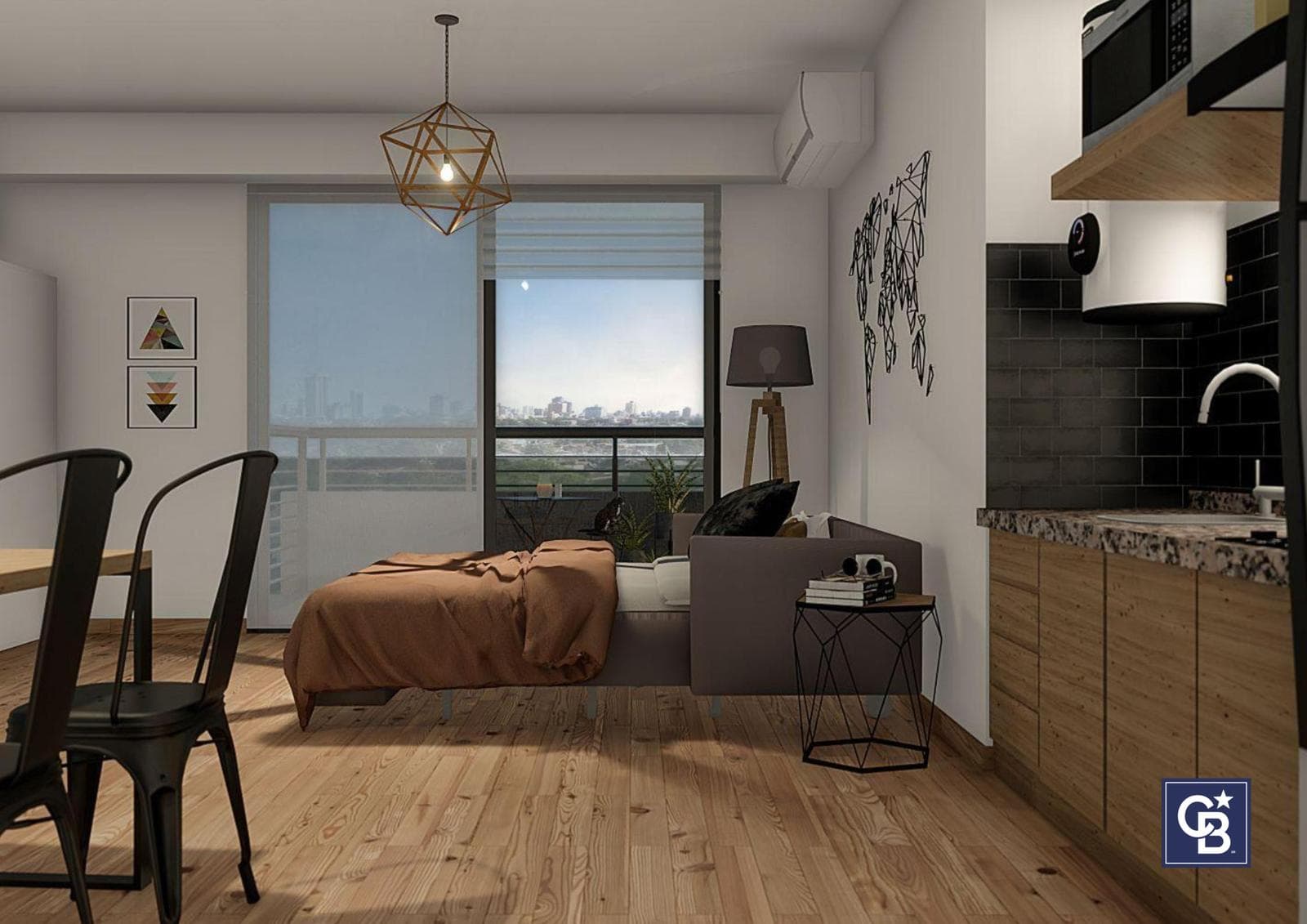 Studio Apartment for Sale with Balcony—Ideal Investment in Parque Chas