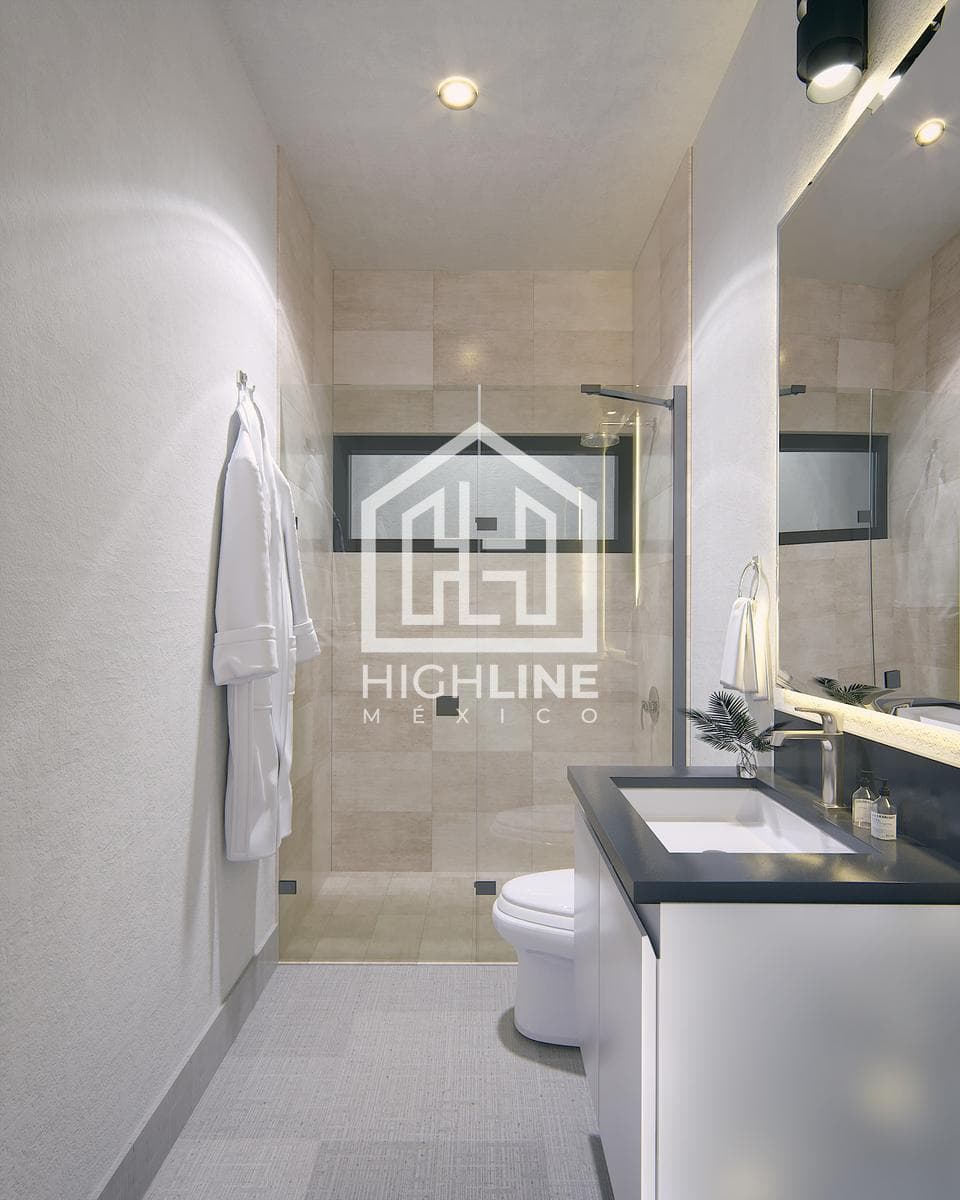 2-BEDROOM APARTMENT IN PLAYA DEL CARMEN FOR SALE, ROOFTOP, POOL, 2 STREETS FROM THE CARIBBEAN SEA