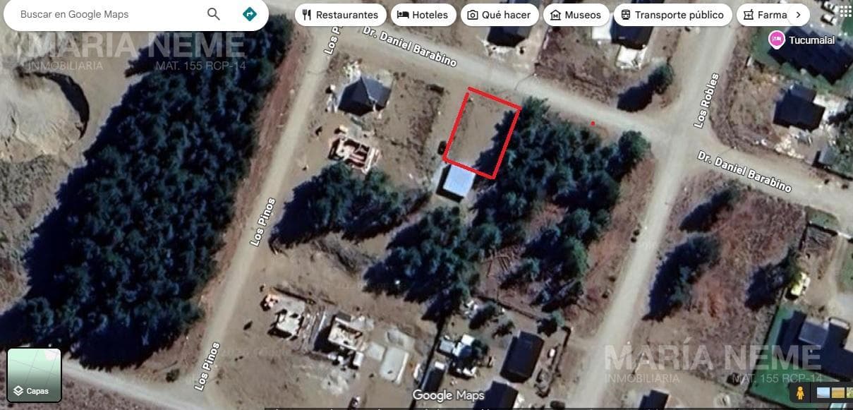 Lot in a Planned Housing Development for Sale - Dina Huapi - WITH IMPROVEMENTS (Nitrifying bed, biogas digester, fill, and fencing)