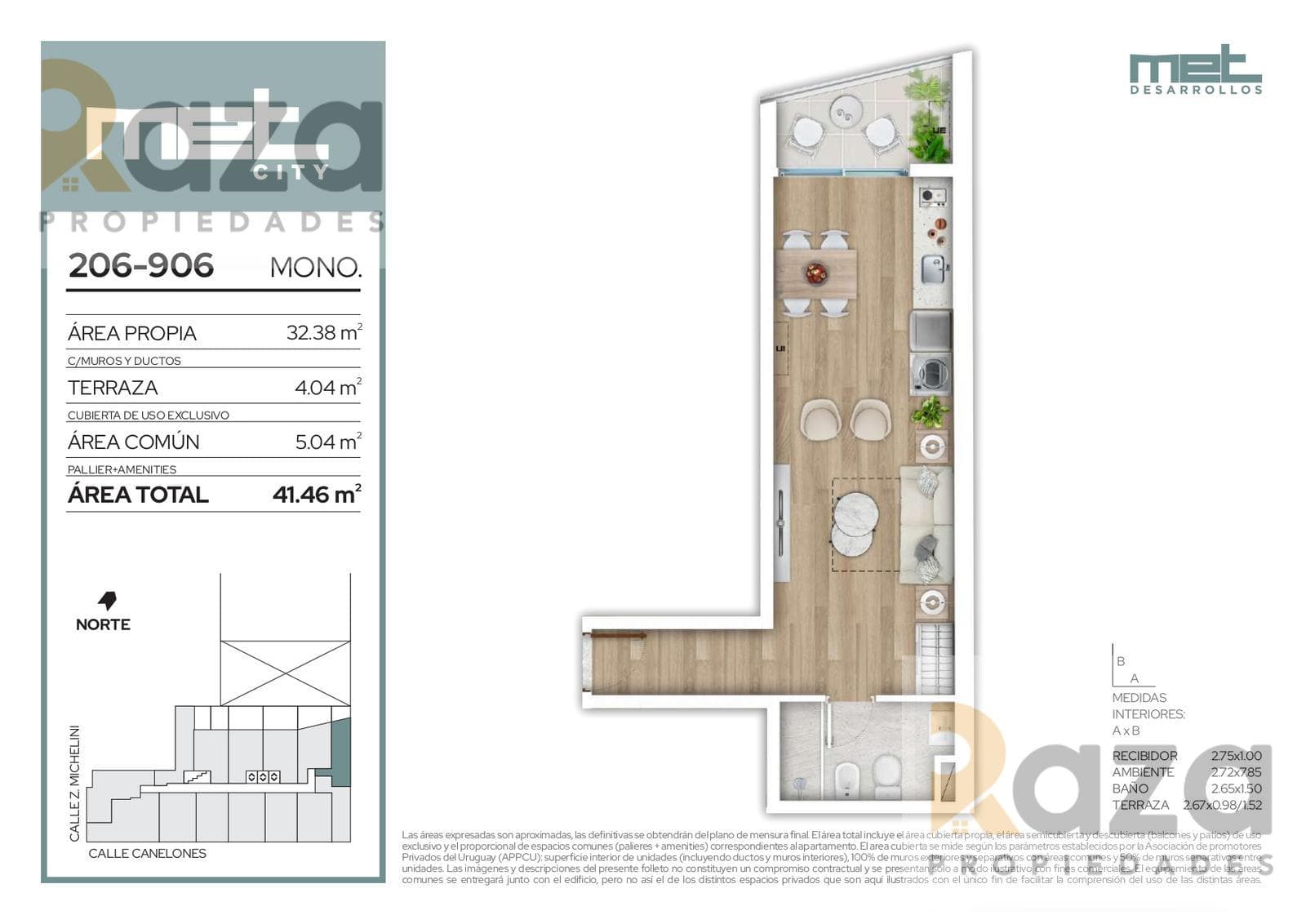 Studio Apartment for Sale in Barrio Sur