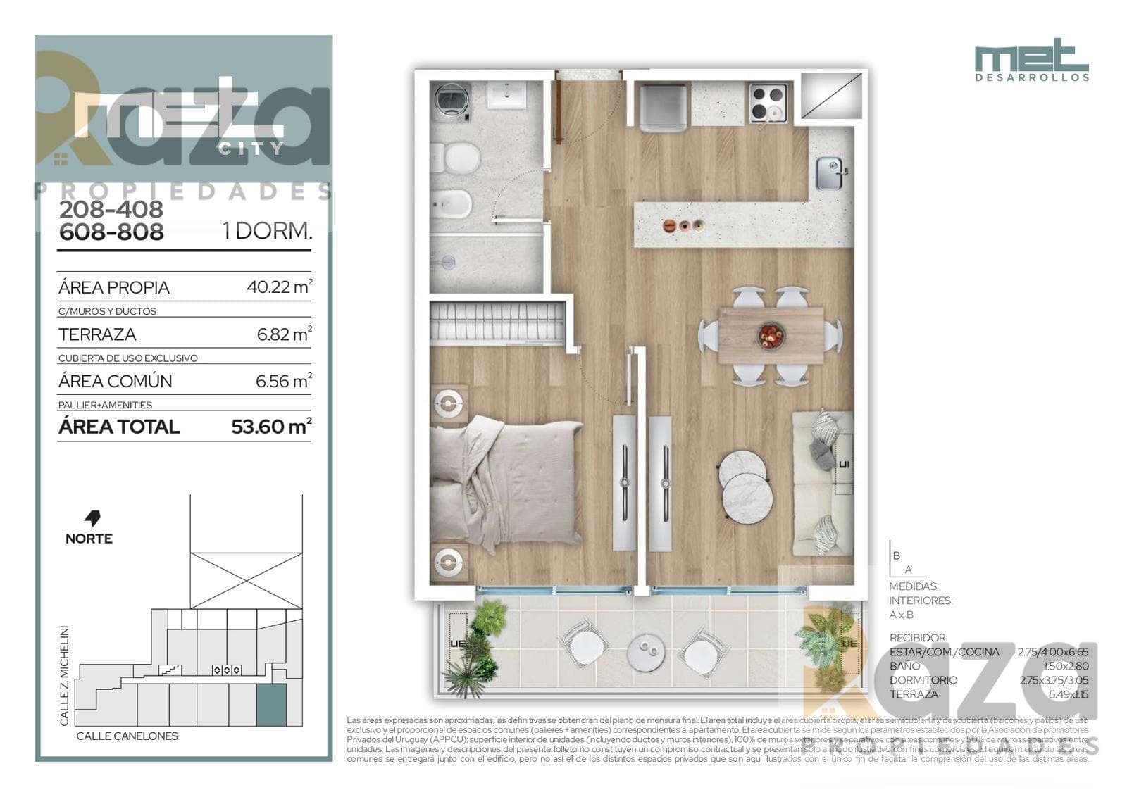 1-Bedroom Apartment for Sale in Barrio Sur