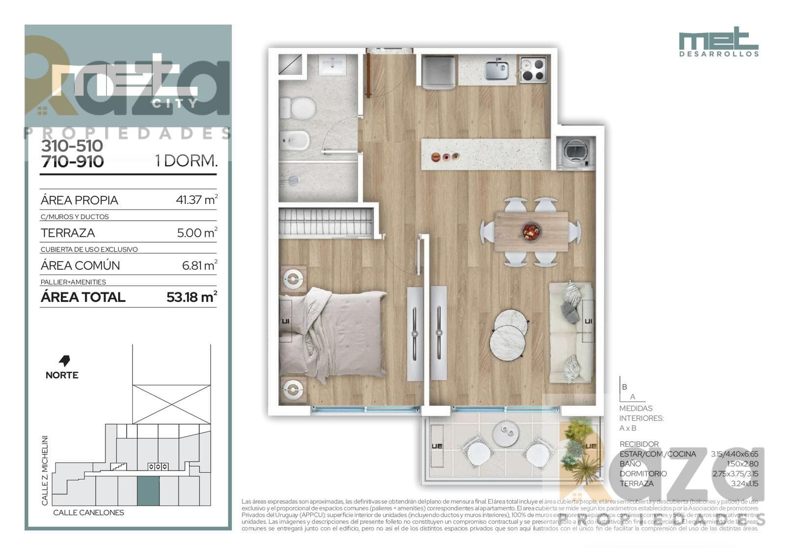 1-Bedroom Apartment for Sale in Barrio Sur