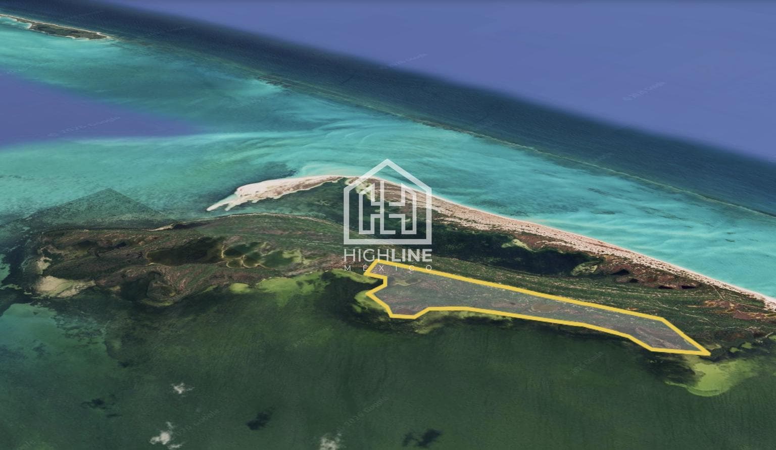 Opportunity: Large Oceanfront Lot in Isla Blanca—100 Hectares in an Uphill Area with High Appreciation Potential for Real Estate