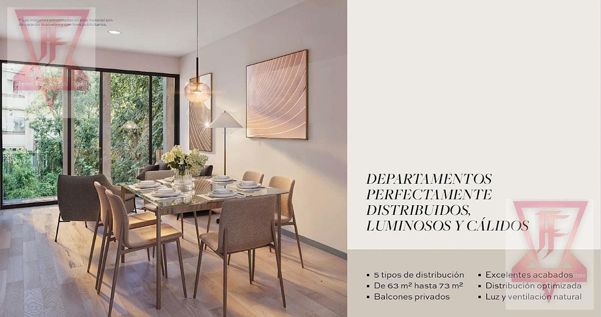 Apartment for Sale in Álamos, Benito Juárez, Mexico City – Starting at $4.3 MDP