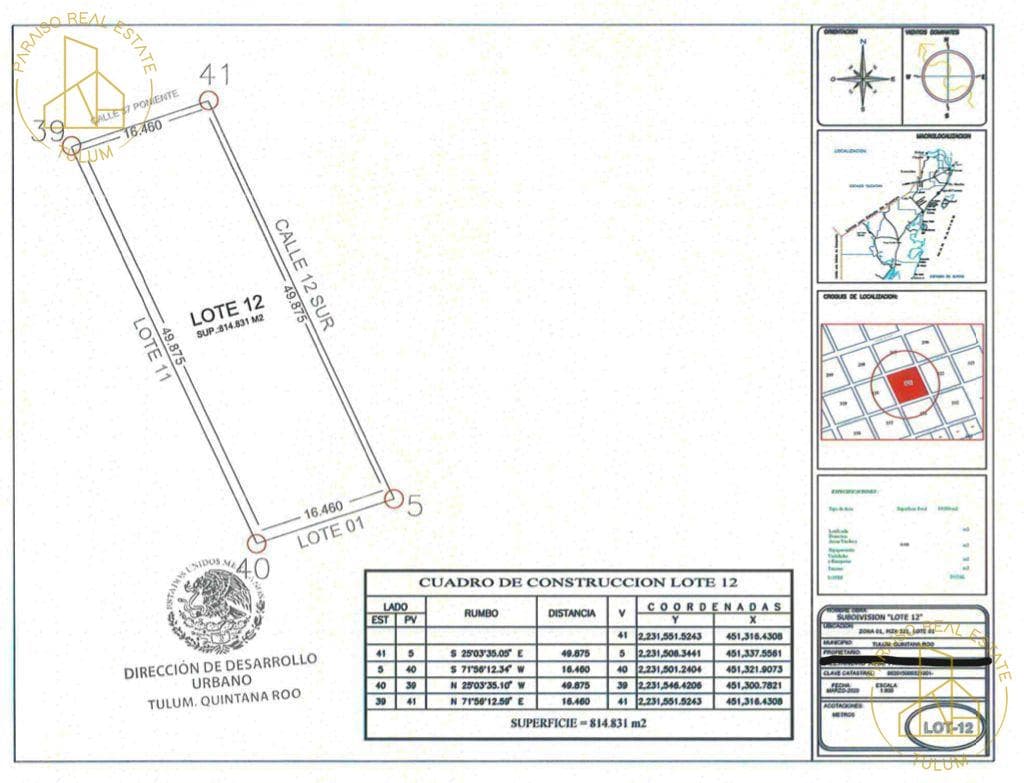 Lots 10, 11, and 12, MNZ 321, 2,448 m². Region 15, next to Mistiq Temple 2