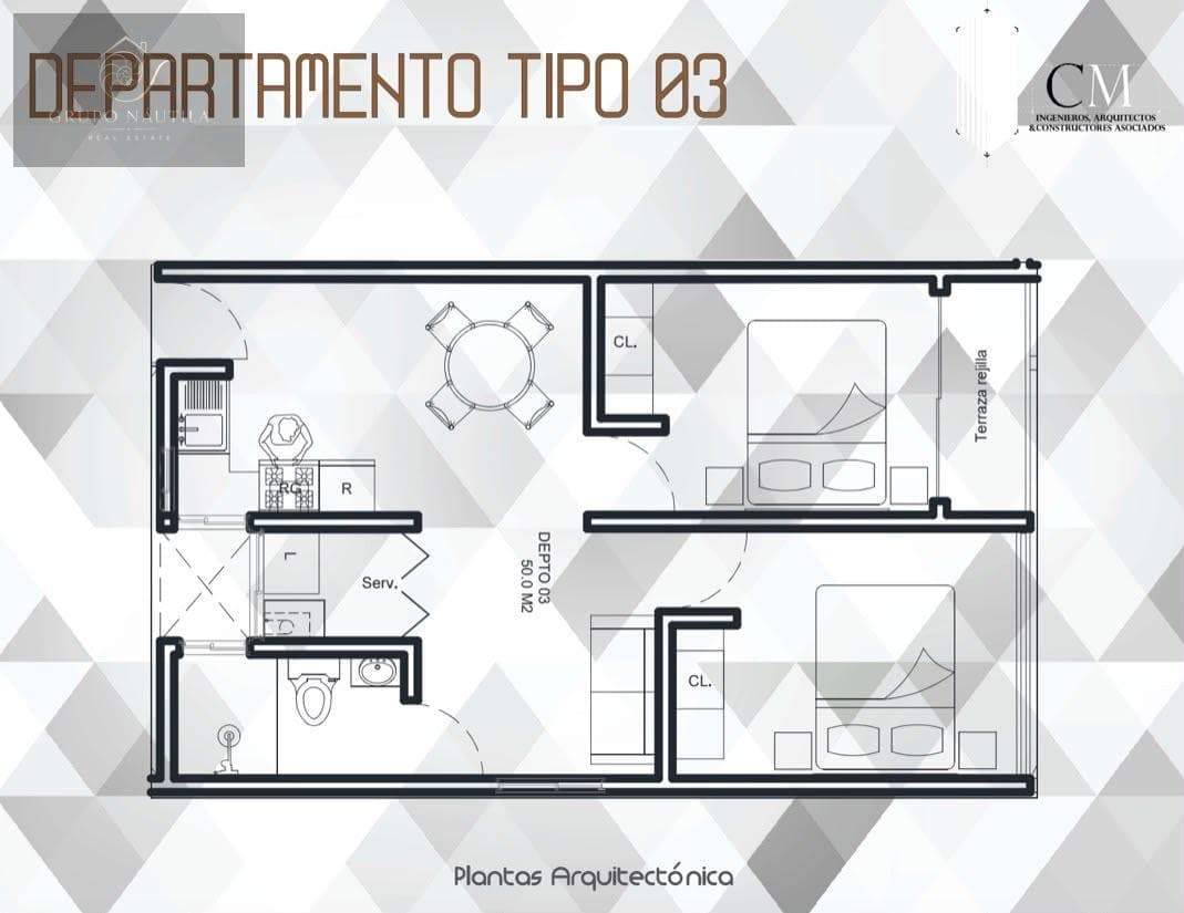Apartment for Sale on Adolfo Ruíz Cortínez Street