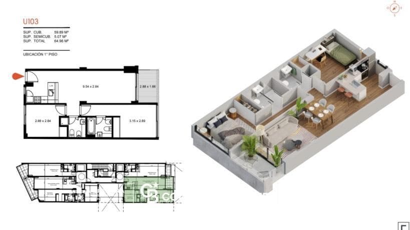 FOR SALE: Exclusive 3-Room Apartment with a Terrace Balcony in the Heart of the City