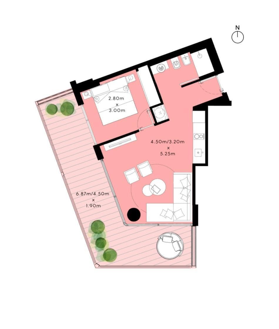 One-Bedroom Apartment for Sale in Colonia del Sacramento - 809 T1