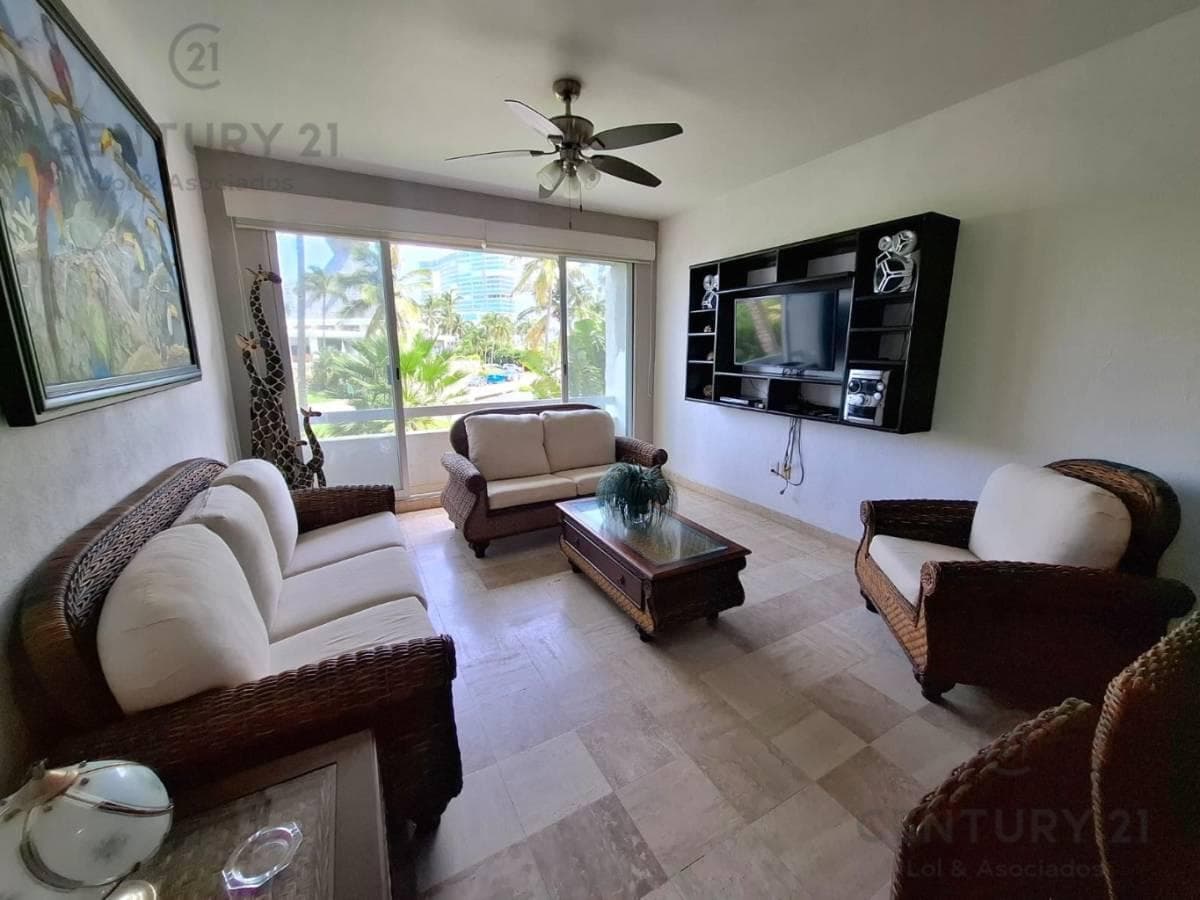 Apartment for Sale in the Kabah Condominium, Acapulco Diamante, Gro.