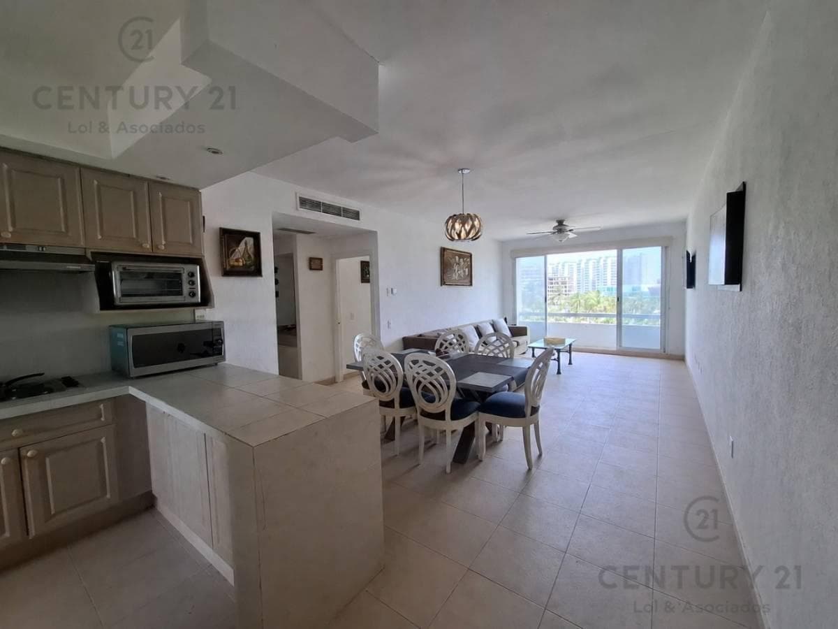 Apartment for Sale in the Kabah Condominium, Acapulco Diamante, Gro.