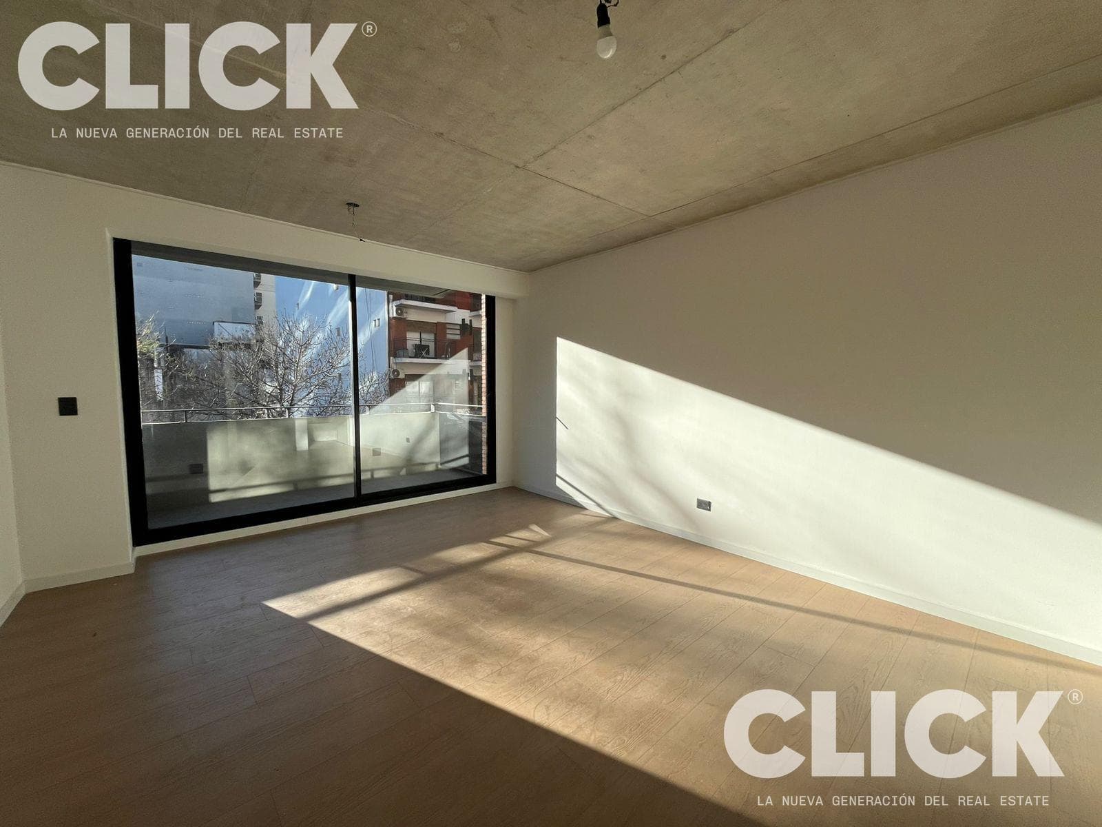 Brand-new one-room apartment for sale.