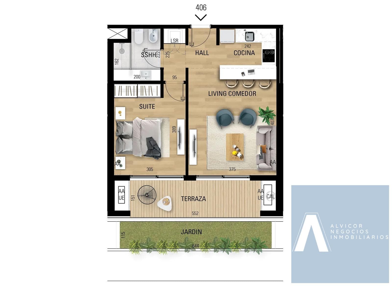 1-Bedroom Apartment for Sale WITH RENTAL INCOME, Lagos de Carrasco AP8595900 - 406