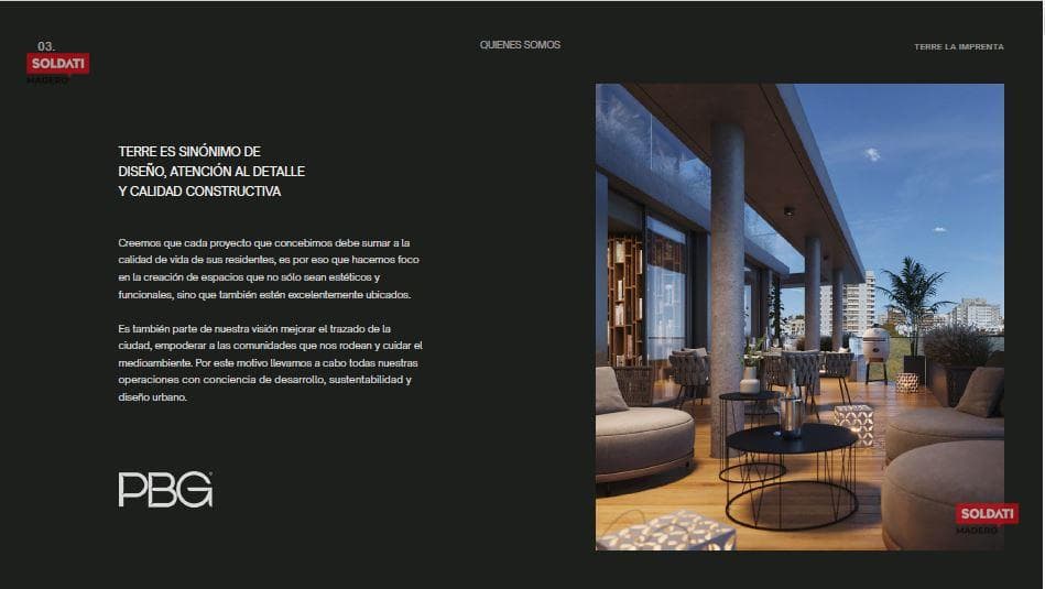 3-Room Apartments for Sale | Terre La Imprenta – Las Cañitas