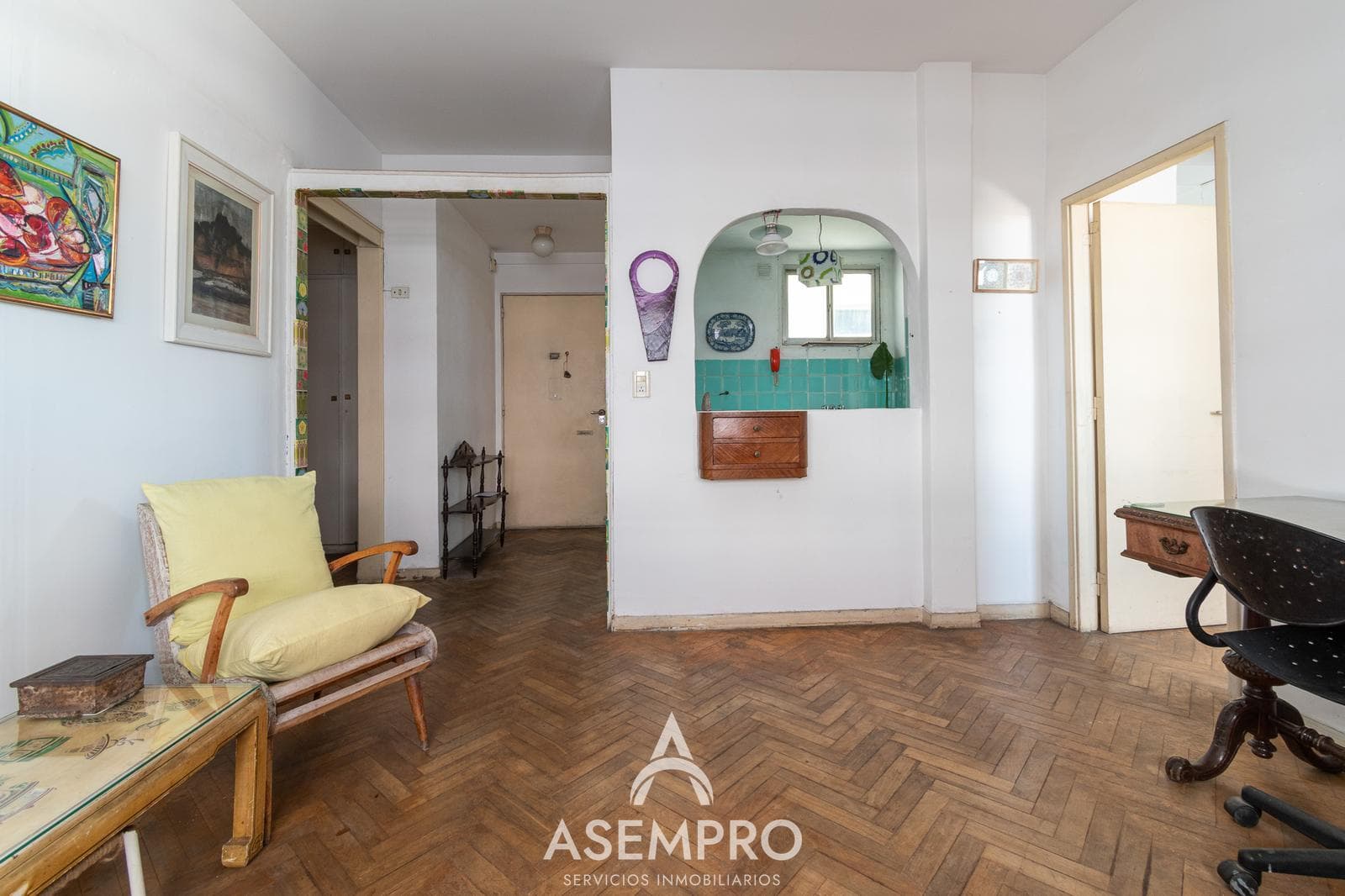 VENTA - 3 amb. a refaccionar - Edificio histórico - Seguridad 24 hs