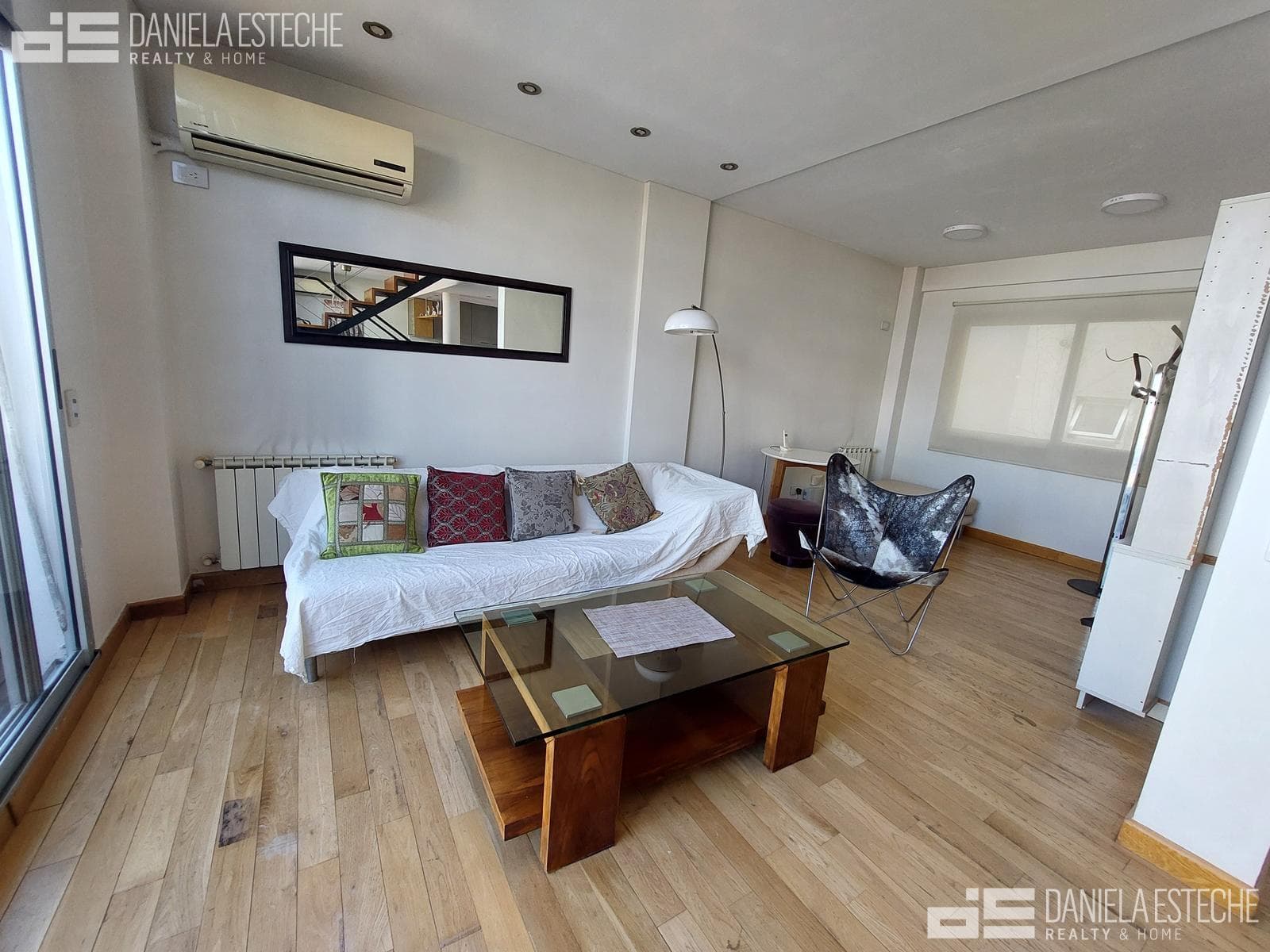 Duplex-style apartment