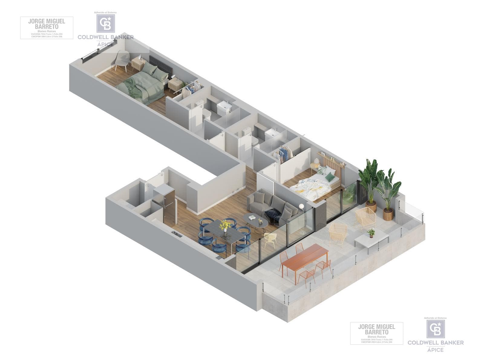 BRAND-NEW 3-ROOM APARTMENT IN BELGRANO—INVESTMENT OPPORTUNITY