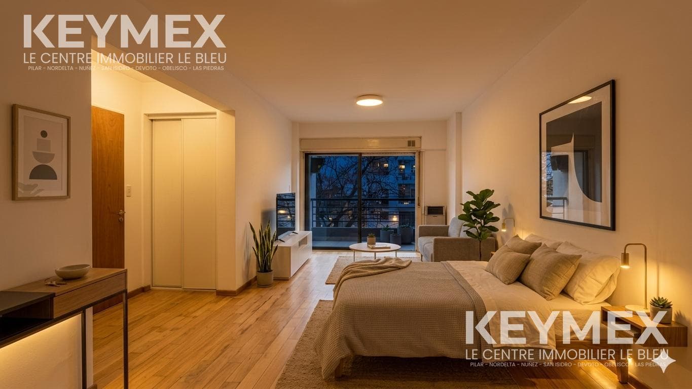 Studio Apartment with Balcony for Rent in Belgrano
