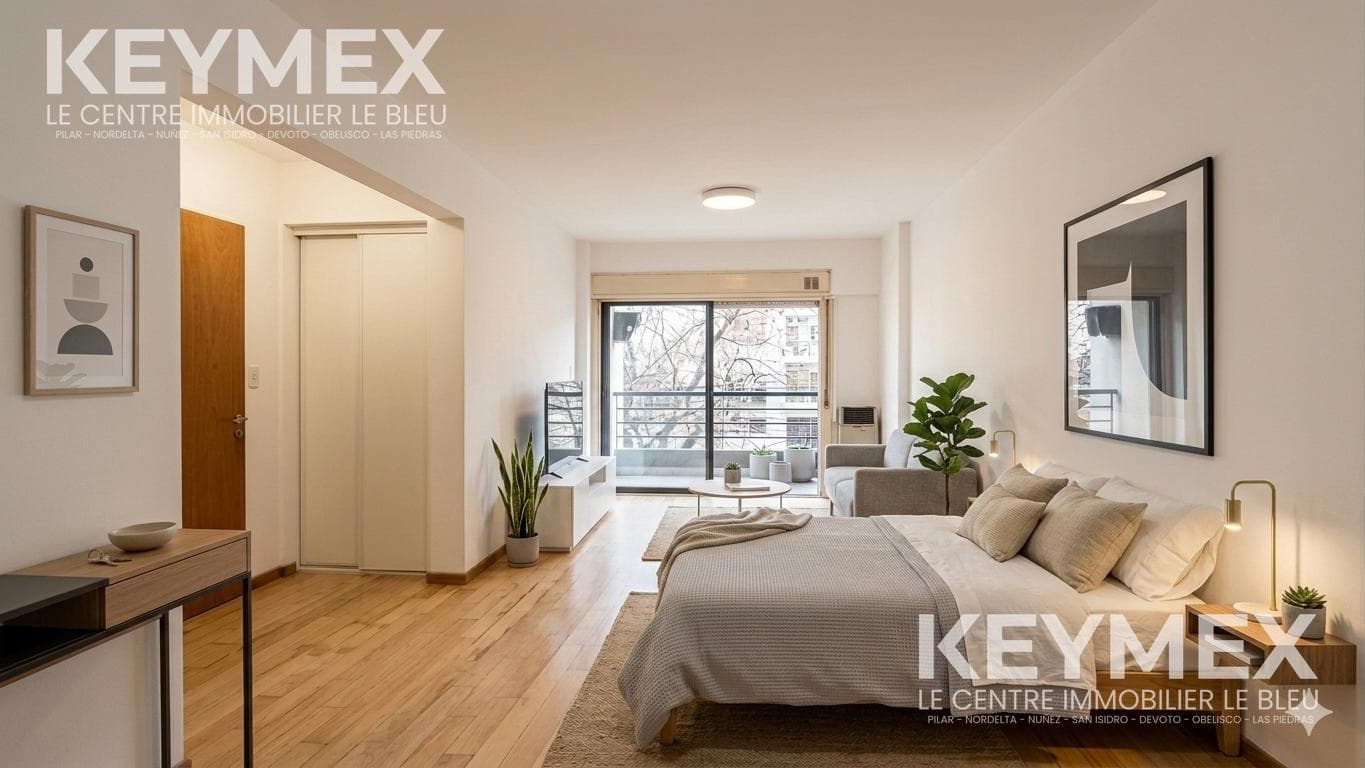 Studio Apartment with Balcony for Rent in Belgrano