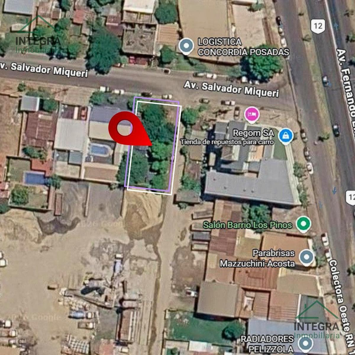 Lot for sale, measuring 15 × 30 m (450 m²)