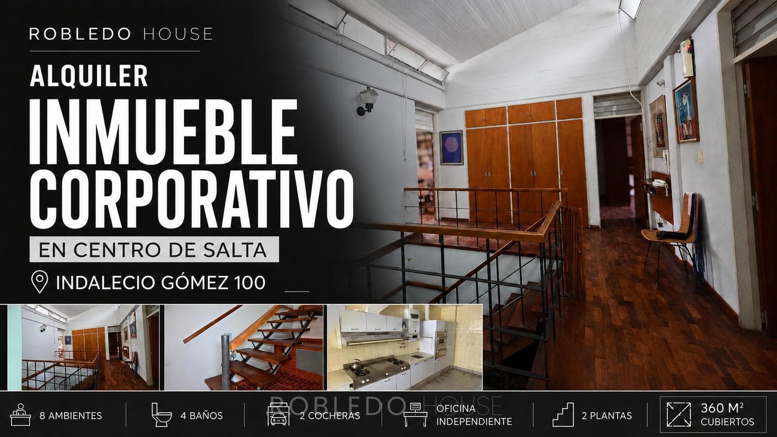 House for sale and/or commercial rent, 7 rooms, Downtown Salta City