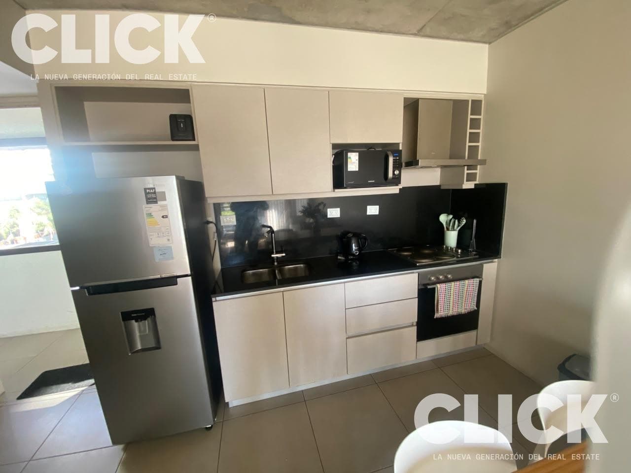 FOR RENT - 2-ROOM APARTMENT WITH BALCONY - FULLY FURNISHED - FULL AMENITIES - RIVER VIEW - OLIVOS