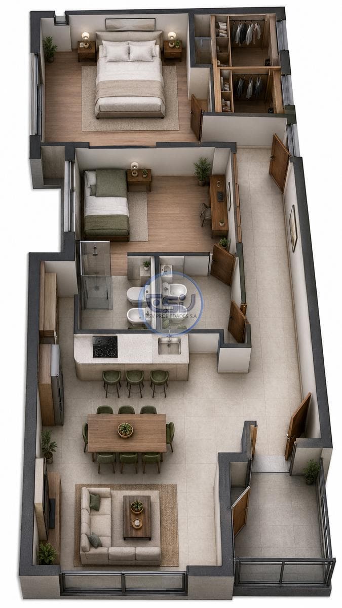 2-room apartment in Balneario Claromeco, CLAROS DEL MAR