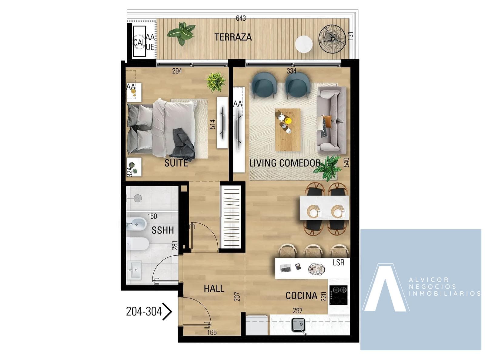 1-Bedroom Apartment for Sale WITH RENTAL INCOME, Lagos de Carrasco AP8651828 - 204