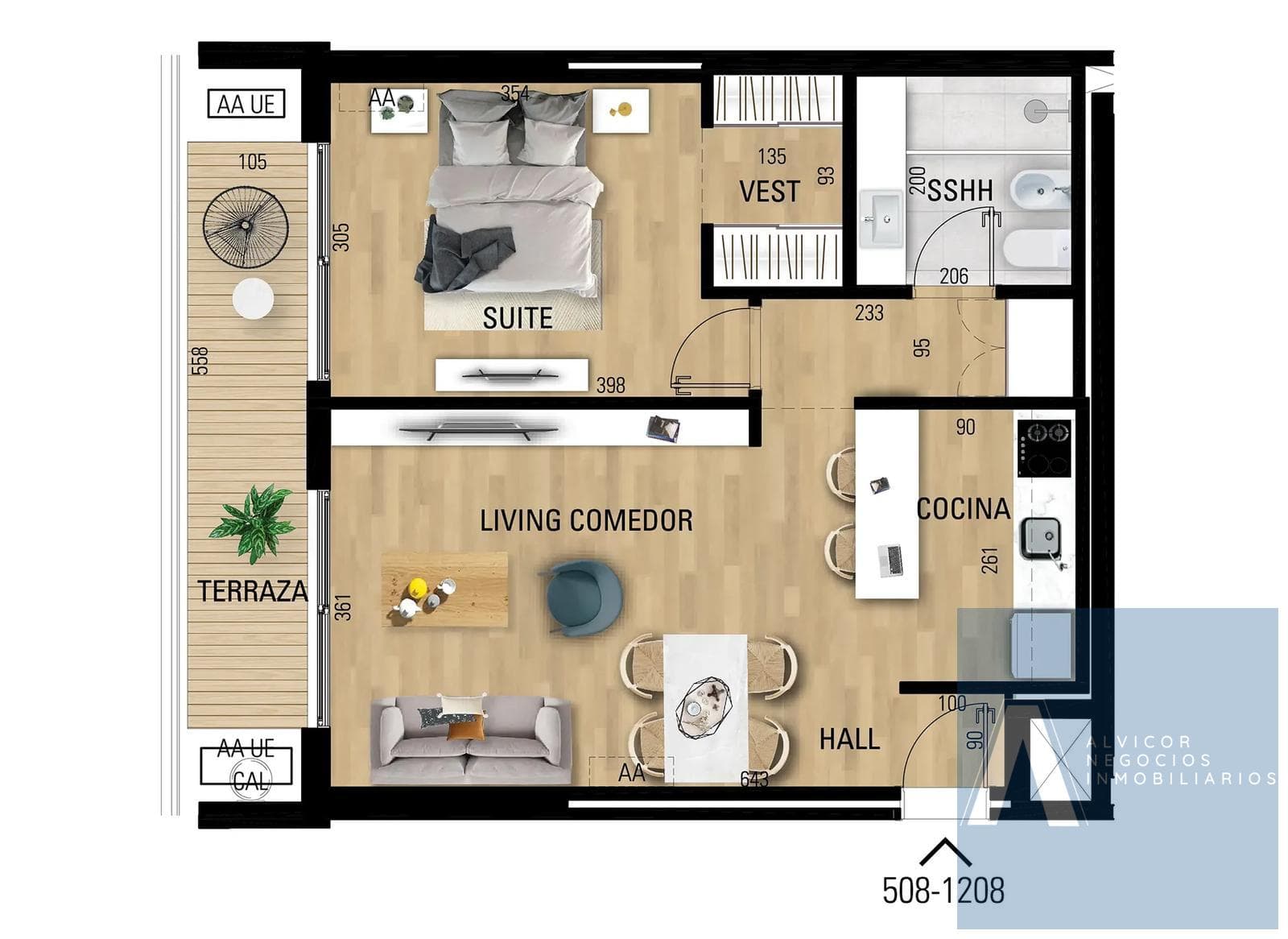 1-Bedroom Apartment for Sale WITH RENTAL INCOME, Lagos de Carrasco AP8651830 - 1008