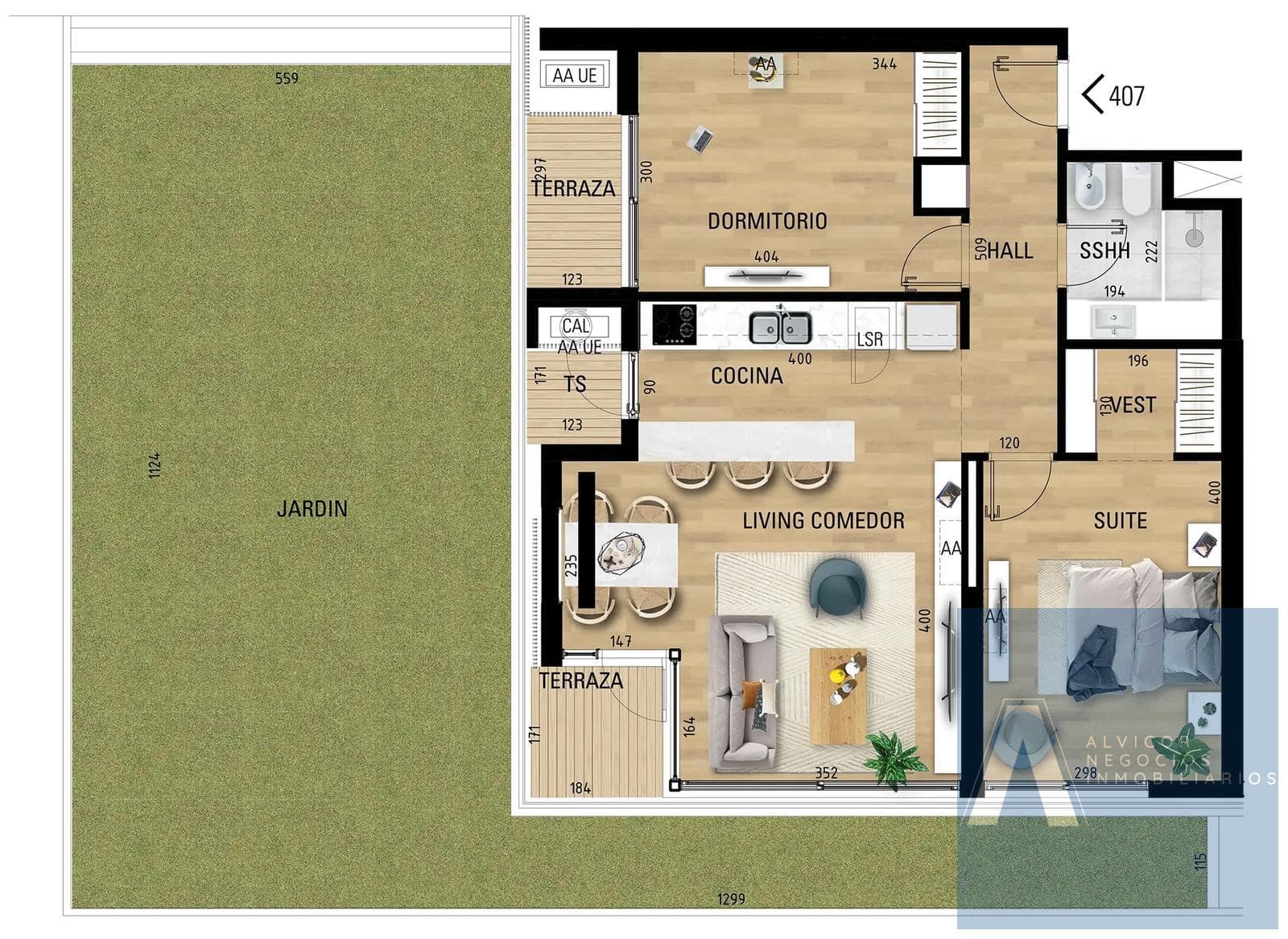 2-Bedroom Apartment for Sale WITH RENTAL INCOME, Lagos de Carrasco AP8651835 - 407