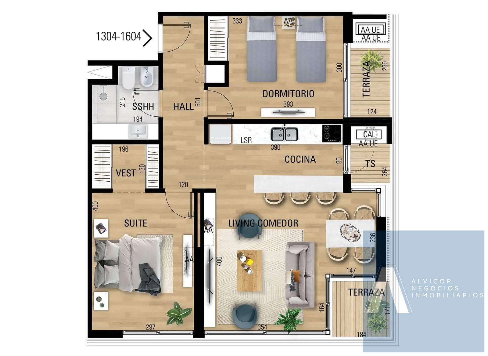 2-Bedroom Apartment for Sale, Lagos de Carrasco AP8651838 - 1304